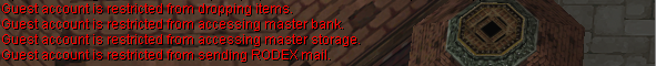 Guest Profiles Restrictions Chat